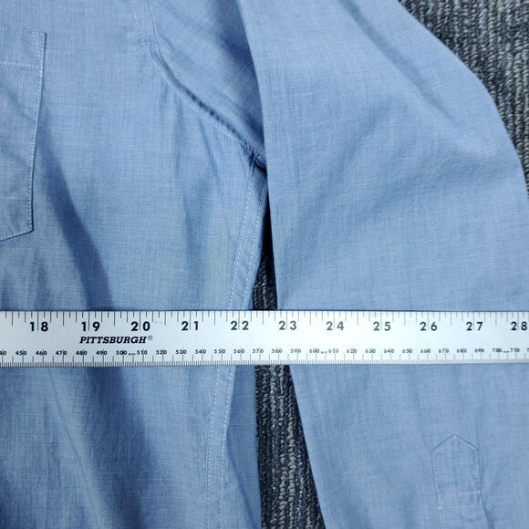J.Crew Shirt Mens XL Flex Washed Blue Button Down Slim Untucked NWT L0461 - Picture 8 of 10